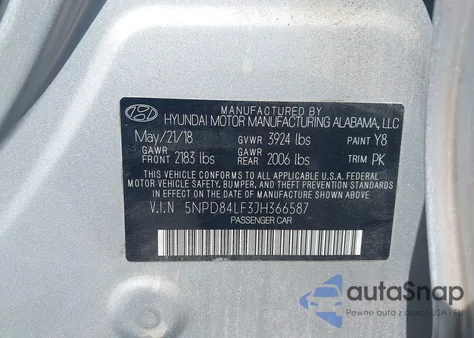 5NPD84LF3JH366587